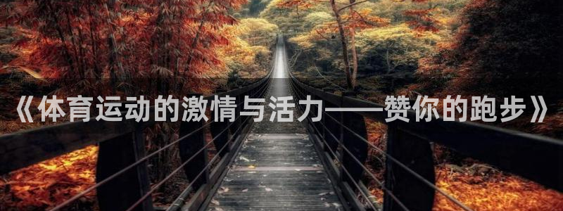 球王会体育：《体育运动的激情与活力——赞你的跑步》